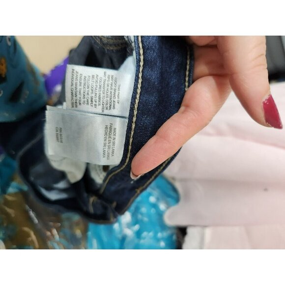 Lucky Brand Womens Ankle Lolita Skinny Dark Wash Jeans Size 12/31 Cotton Blend - Picture 4 of 4